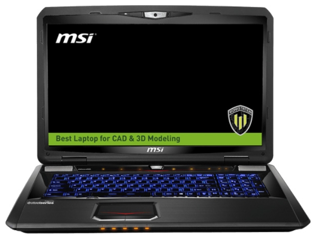MSI WT70-2OL (Core i7 4810MQ 2800 Mhz/17.3"/1920x1080/32.0Gb/1384Gb HDD+SSD/DVD-RW/NVIDIA Quadro K4100M/Wi-Fi/Bluetooth/Win 8 Pro 64)