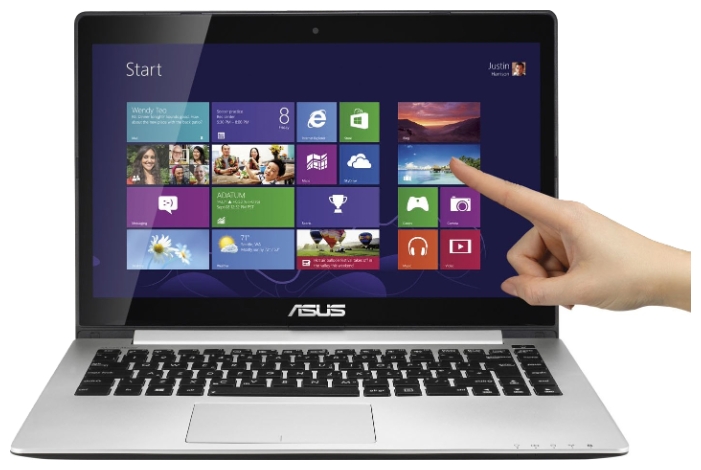ASUS VivoBook S400CA (Core i5 3317U 1700 Mhz/14.0"/1366x768/6.0Gb/500Gb/DVD нет/Intel HD Graphics 4000/Wi-Fi/Bluetooth/Win 8)