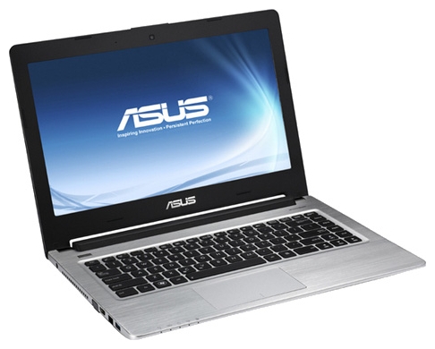 ASUS K46CM (Core i3 3217U 1800 Mhz/14"/1366x768/4096Mb/320Gb/DVD-RW/NVIDIA GeForce GT 635M/Wi-Fi/Bluetooth/DOS)