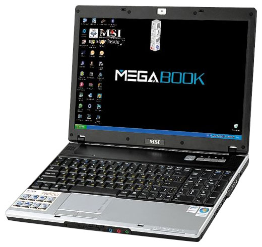 MSI PR600 (Core 2 Duo T7100 1800 Mhz/15.4"/1280x800/1024Mb/120.0Gb/DVD-RW/Wi-Fi/Win Vista HP)