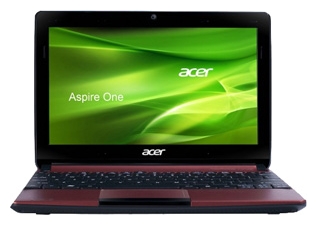 Acer Aspire One AOD270-268rr (Atom N2600 1600 Mhz/10.1"/1024x600/2048Mb/320Gb/DVD нет/Wi-Fi/Win 7 Starter)