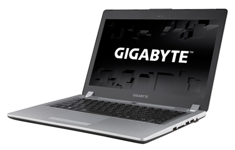 GIGABYTE P34G (Core i7 4700HQ 2400 Mhz/14"/1920x1080/8Gb/256Gb/DVD нет/Wi-Fi/Bluetooth/Win 8 64)