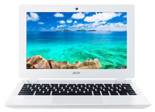 Acer CB3-111-C8UB (Celeron N2830 2160 Mhz/11.6"/1366x768/2.0Gb/16Gb SSD/DVD нет/Intel GMA HD/Wi-Fi/Chrome OS)