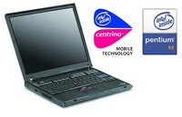 Lenovo THINKPAD T43 (Pentium M 750 1860 Mhz/14.0"/1024x768/512Mb/40.0Gb/DVD/CD-RW/Wi-Fi/WinXP Prof)