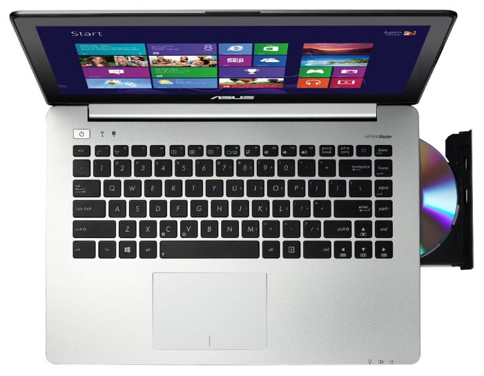 ASUS VivoBook S451LN (Core i3 4010U 1700 Mhz/14.0"/1366x768/6.0Gb/500Gb/DVD-RW/Wi-Fi/Bluetooth/Win 8 64)