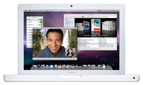 Apple MacBook Early 2008 MB403 (Core 2 Duo T8300 2400 Mhz/13.3"/1280x800/2048Mb/160.0Gb/DVD-RW/Wi-Fi/Bluetooth/MacOS X)