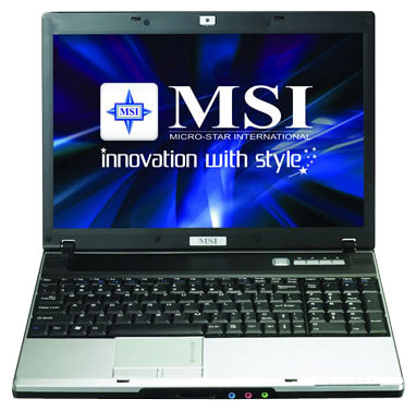 MSI EX610 (Athlon 64 X2 TK-57 1900 Mhz/15.4"/1280x800/2048Mb/160.0Gb/DVD-RW/Wi-Fi/Bluetooth/Win Vista HP)