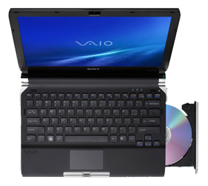 Sony VAIO VGN-TT190UBX (Core 2 Duo SU9400 1400 Mhz/11.1"/1366x768/4096Mb/256.0Gb/Blu-Ray/Wi-Fi/Bluetooth/Win Vista Ult)