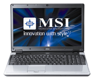 MSI EX630 (Athlon X2 QL-60 1900 Mhz/16.0"/1366x768/2048Mb/320.0Gb/DVD-RW/Wi-Fi/Bluetooth/Win Vista HP)