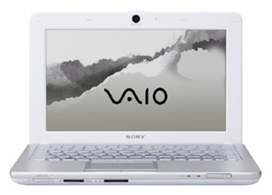 Sony VAIO VPC-W111XX (Atom N280 1660 Mhz/10.1"/1366x768/1024Mb/160.0Gb/DVD нет/Wi-Fi/Bluetooth/WinXP Home)