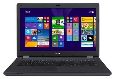 Acer ASPIRE ES1-711-P4G8 (Pentium N3540 2160 MHz/17.3"/1600x900/4.0Gb/508Gb HDD+SSD Cache/DVD-RW/Intel GMA HD/Wi-Fi/Bluetooth/Win 8 64)