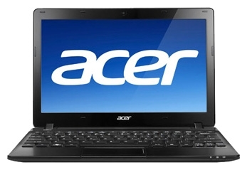 Acer Aspire One AO725-C68kk (C-60 1000 Mhz/11.6"/1366x768/2048Mb/320Gb/DVD нет/Wi-Fi/Bluetooth/Win 7 Starter)