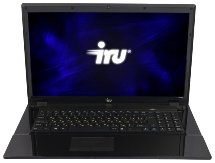 iRu Patriot 709 (Pentium B980 2400 Mhz/17.3"/1366x768/4096Mb/500Gb/DVD-RW/Wi-Fi/Bluetooth/DOS)