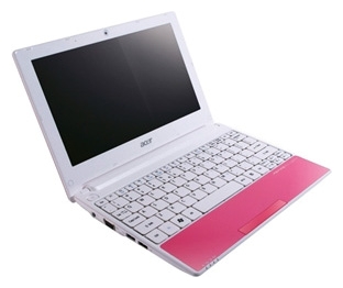 Acer Aspire One Happy AOHAPPY-13DQpp (Atom N455 1660 Mhz/	10.1"/1024x600/1024Mb/	250Gb/DVD нет/Wi-Fi/Win 7 Starter)