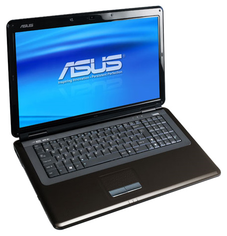 ASUS K70IO (Pentium Dual-Core T4300 2100 Mhz/17.3"/1600x900/4096Mb/250.0Gb/DVD-RW/Wi-Fi/Win Vista HB)