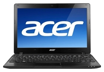 Acer Aspire One AO725-C6Ckk (C-60 1000 Mhz/11.6"/1366x768/2048Mb/500Gb/DVD нет/Wi-Fi/Win 7 Starter)