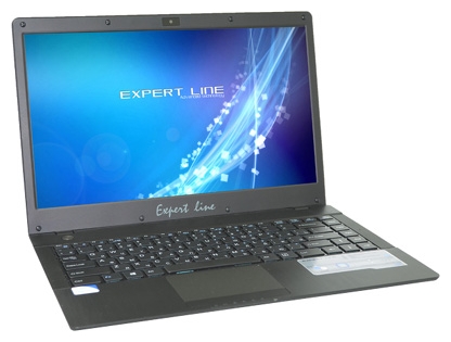 Expert line ELU1114 (Celeron 877 1400 Mhz/14.0"/1366x768/2048Mb/500Gb/DVD нет/Wi-Fi/Win 7 Starter)