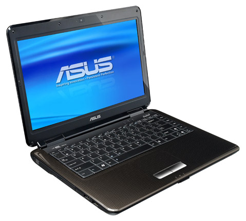 ASUS K40IJ (Pentium T4500 2300 Mhz/14"/1366x768/2048Mb/320Gb/DVD-RW/Wi-Fi/Win 7 Starter)