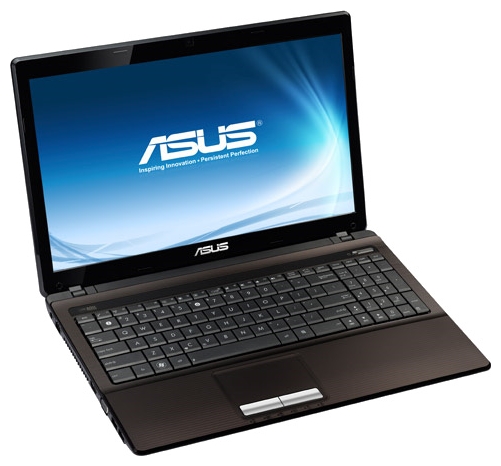 ASUS K53U (E2 1800 1700 Mhz/15.6"/1366x768/4096Mb/500Gb/DVD-RW/AMD Radeon HD 7340M/Wi-Fi/Bluetooth/DOS)