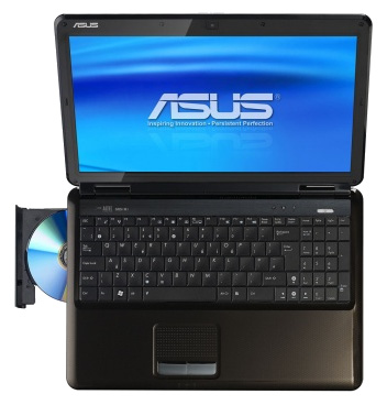 ASUS K50AD (Athlon II M320 2100 Mhz/15.6"/1366x768/2048Mb/320Gb/DVD-RW/Wi-Fi/DOS)