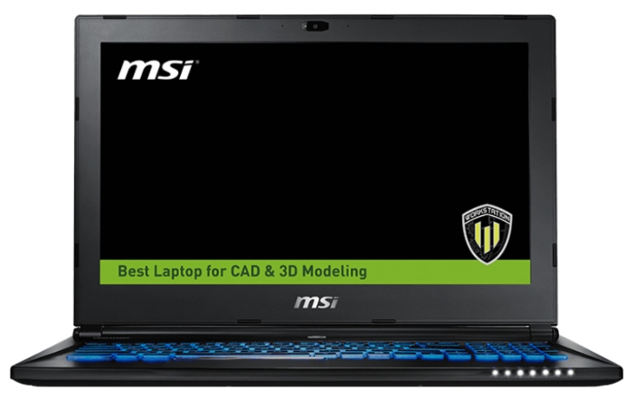 MSI Ноутбук MSI WS60 6QJ (Intel Core i7 6700HQ 2600 MHz/15.6"/1920x1080/16Gb/1256Gb HDD+SSD/DVD нет/NVIDIA Quadro M2000M/Wi-Fi/Bluetooth/Win 10 Pro)