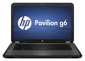 HP PAVILION g6-1076er (Core i3 380M 2530 Mhz/15.6"/1366x768/3072Mb/500Gb/DVD-RW/Wi-Fi/Bluetooth/DOS)