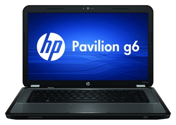 HP PAVILION g6-1156er (Core i3 2310M 2100 Mhz/15.6"/1366x768/3072Mb/320Gb/DVD-RW/Wi-Fi/Bluetooth/Win 7 HB)