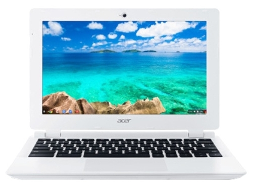 Acer CB3-111-C670 (Intel Celeron N2830 2160 MHz/11.6"/1366x768/2Gb/16Gb/DVD нет/Intel GMA HD/Wi-Fi/Bluetooth/Chrome OS)