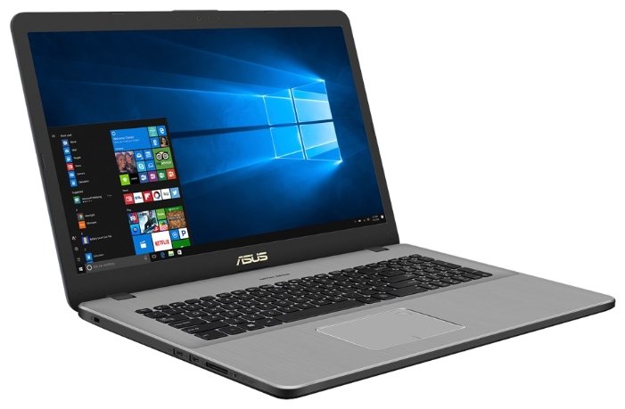 ASUS Ноутбук ASUS VivoBook Pro 17 N705UD (Intel Core i7 8550U 1800 MHz/17.3"/1920x1080/12Gb/1128Gb HDD+SSD/DVD нет/NVIDIA GeForce GTX 1050/Wi-Fi/Bluetooth/Windows 10 Home)