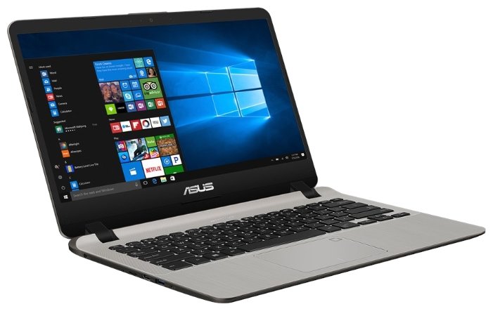 ASUS Ноутбук ASUS X407UA (Intel Core i3 6006U 2000 MHz/14"/1920x1080/4Gb/1000Gb HDD/DVD нет/Intel HD Graphics 520/Wi-Fi/Bluetooth/Windows 10 Home)