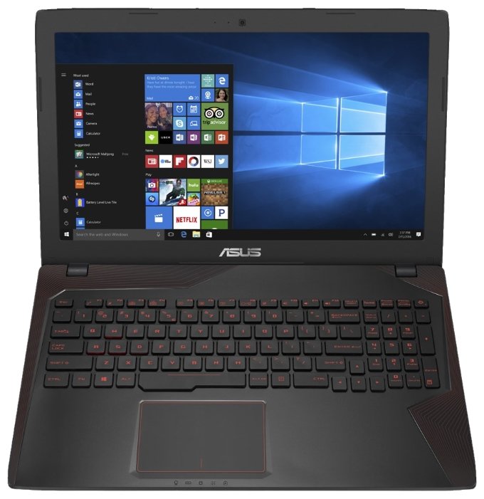 ASUS Ноутбук ASUS FX553VE (Intel Core i5 7300HQ 2500 MHz/15.6"/1920x1080/8Gb/1000Gb HDD/DVD нет/NVIDIA GeForce GTX 1050 Ti/Wi-Fi/Bluetooth/Windows 10 Home)