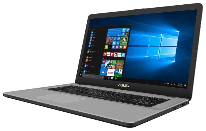 ASUS Ноутбук ASUS VivoBook Pro 17 N705UN (Intel Core i7 8550U 1800 MHz/17.3"/1920x1080/12Gb/2128Gb HDD+SSD/DVD нет/NVIDIA GeForce MX150/Wi-Fi/Bluetooth/Windows 10 Home)