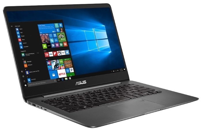 ASUS Ноутбук ASUS ZenBook UX430UA (Intel Core i3 7100U 2400 MHz/14"/1920x1080/8Gb/256Gb SSD/DVD нет/Intel HD Graphics 620/Wi-Fi/Bluetooth/Windows 10 Pro)
