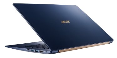 Acer Ноутбук Acer SWIFT 5 (SF514-52T-88W1) (Intel Core i7 8550U 1800 MHz/14"/1920x1080/16Gb/512Gb SSD/DVD нет/Intel HD Graphics 620/Wi-Fi/Bluetooth/Windows 10 Home)