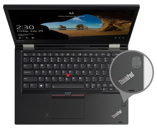 Lenovo Ноутбук Lenovo ThinkPad X380 Yoga (Intel Core i5 8250U 1600 MHz/13.3"/1920x1080/8Gb/256Gb SSD/DVD нет/Intel UHD Graphics 620/Wi-Fi/Bluetooth/LTE/Windows 10 Pro)