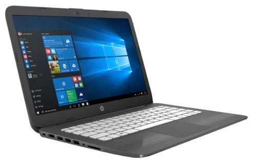 HP Ноутбук HP Stream 14-ax018ur (Intel Celeron N3060 1600 MHz/14"/1366x768/4Gb/32Gb eMMC/DVD нет/Intel HD Graphics 400/Wi-Fi/Bluetooth/Windows 10 Home)