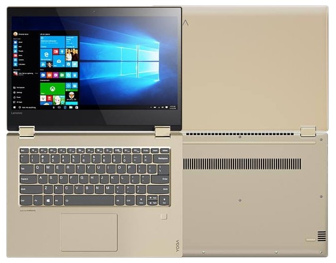 Lenovo Ноутбук Lenovo Yoga 520 14 (Intel Core i5 7200U 2500 MHz/14"/1920x1080/8Gb/128Gb SSD/DVD нет/Intel HD Graphics 620/Wi-Fi/Bluetooth/Windows 10 Home)