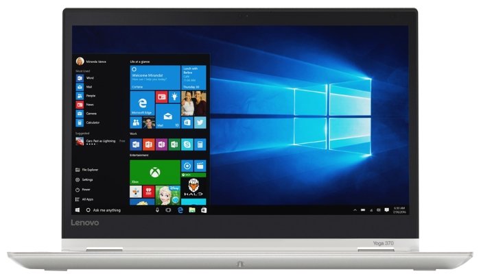 Lenovo Ноутбук Lenovo ThinkPad Yoga 370 (Intel Core i5 7200U 2500 MHz/13.3"/1920x1080/4Gb/128Gb SSD/DVD нет/Intel HD Graphics 620/Wi-Fi/Bluetooth/Windows 10 Pro)