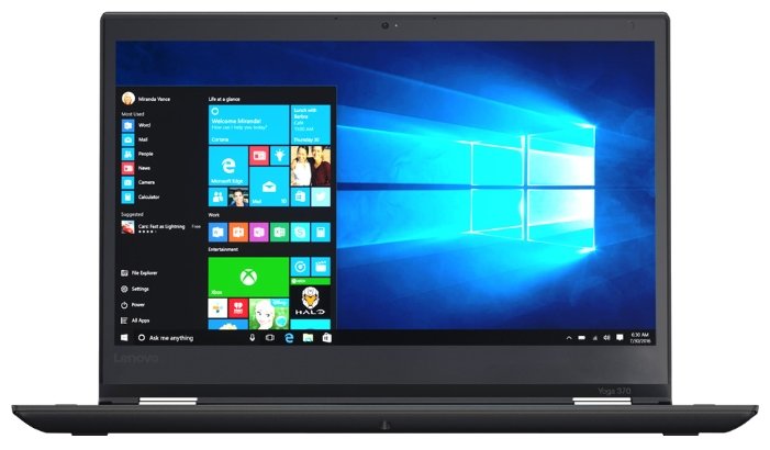 Lenovo Ноутбук Lenovo ThinkPad Yoga 370 (Intel Core i5 7200U 2500 MHz/13.3"/1920x1080/8Gb/256Gb SSD/DVD нет/Intel HD Graphics 620/Wi-Fi/Bluetooth/LTE/Windows 10 Pro)