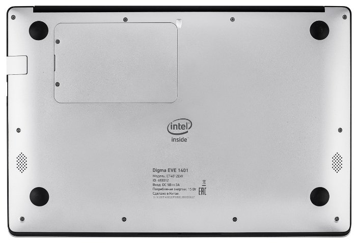 Digma Ноутбук Digma EVE 1401 (Intel Atom x5 Z8350 1440 MHz/14.1"/1366x768/2Gb/32Gb SSD/DVD нет/Intel HD Graphics 400/Wi-Fi/Bluetooth/Windows 10 Home)