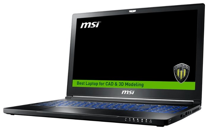 MSI Ноутбук MSI WS63 7RK (Intel Core i7 7700HQ 2800 MHz/15.6"/1920x1080/32Gb/1128Gb HDD+SSD/DVD нет/NVIDIA Quadro P3000/Wi-Fi/Bluetooth/Win 10 Pro)