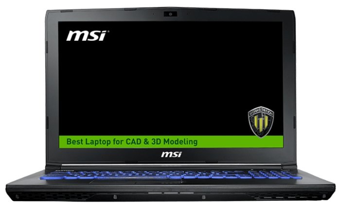 MSI Ноутбук MSI WE62 7RJ (Intel Core i7 7700HQ 2800 MHz/15.6"/1920x1080/16Gb/1128Gb HDD+SSD/DVD-RW/NVIDIA Quadro M2200/Wi-Fi/Bluetooth/Win 10 Pro)