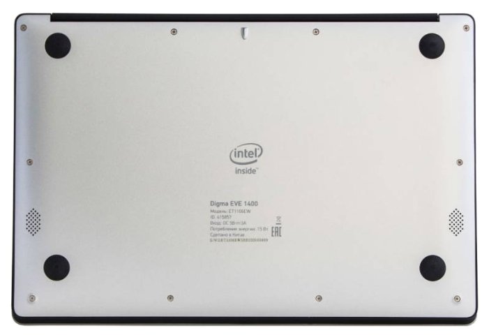 Digma Ноутбук Digma EVE 1400 (Intel Atom x5 Z8350 1440 MHz/14.1"/1366x768/2Gb/32Gb SSD/DVD нет/Intel HD Graphics 400/Wi-Fi/Bluetooth/Windows 10 Home)