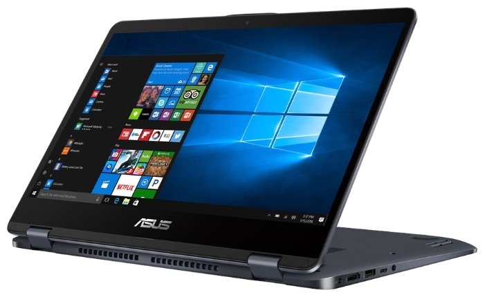 ASUS Ноутбук ASUS VivoBook Flip 14 TP410UR (Intel Core i5 8250U 1600 MHz/14"/1920x1080/8Gb/1000Gb HDD/DVD нет/NVIDIA GeForce 930MX/Wi-Fi/Bluetooth/Windows 10 Home)