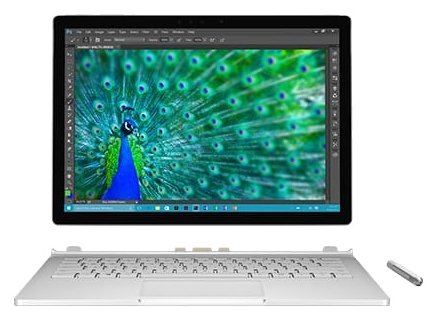 Microsoft Ноутбук Microsoft Surface Book (Core i7 6600U 2600 MHz/13.5"/3000x2000/8.0Gb/256Gb SSD/DVD нет/NVIDIA GeForce 940M/Wi-Fi/Bluetooth/Win 10 Pro)