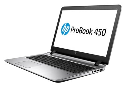 HP Ноутбук HP ProBook 450 G3 (4BD32ES) (Intel Core i3 6100U 2300 MHz/15.6"/1366x768/8GB/256GB SSD/DVD-RW/Intel HD Graphics 520/Wi-Fi/Bluetooth/Windows 10 Pro)