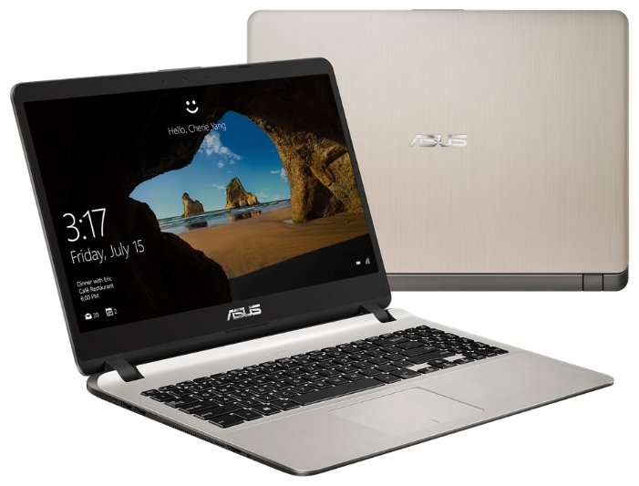ASUS Ноутбук ASUS X507MA (Intel Pentium N5000 1100 MHz/15.6"/1920x1080/4GB/1000GB HDD/DVD нет/Intel UHD Graphics 605/Wi-Fi/Bluetooth/Endless OS)