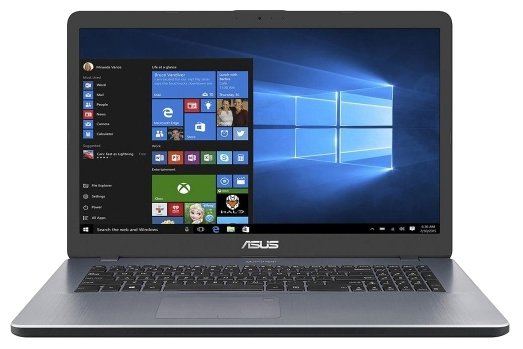 ASUS Ноутбук ASUS VivoBook 17 A705UQ (Intel Core i5 7200U 2500 MHz/17.3"/1920x1080/4Gb/500Gb HDD/DVD-RW/NVIDIA GeForce 940MX/Wi-Fi/Bluetooth/Windows 10 Home)