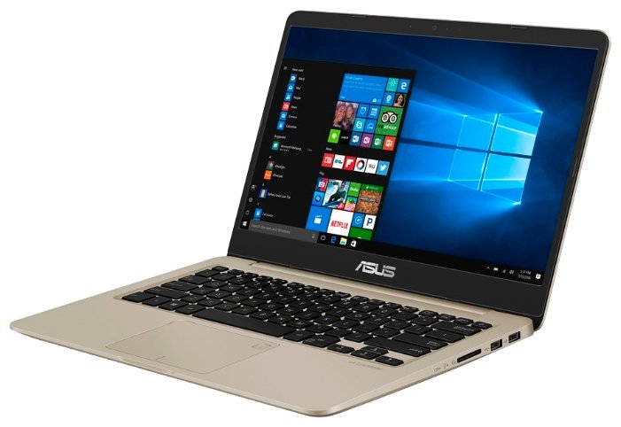 ASUS Ноутбук ASUS VivoBook S14 S410UF (Intel Core i7 8550U 1800 MHz/14"/1920x1080/8GB/1128GB HDD+SSD/DVD нет/NVIDIA GeForce MX130/Wi-Fi/Bluetooth/Windows 10 Home)