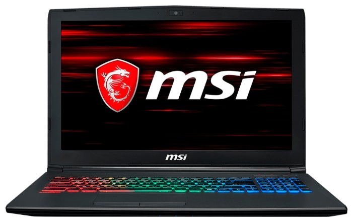 MSI Ноутбук MSI GF62 8RD (Intel Core i7 8750H 2200 MHz/15.6"/1920x1080/16GB/1256GB HDD+SSD/DVD нет/NVIDIA GeForce GTX 1050 Ti/Wi-Fi/Bluetooth/Windows 10 Home)
